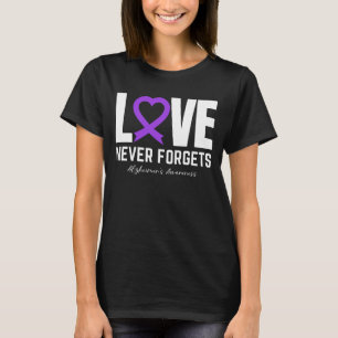 Camiseta El amor nunca olvida la conciencia de Dementia Alz