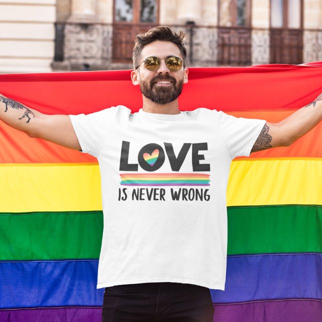 Camiseta El amor nunca se equivoca en el mes del orgullo LG (Subido por el creador)