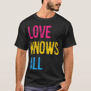 Camiseta El amor pansexual conoce todo el orgullo pansexual