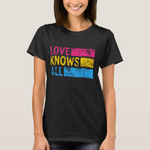 Camiseta El amor pansexual vintage conoce todo el orgullo p