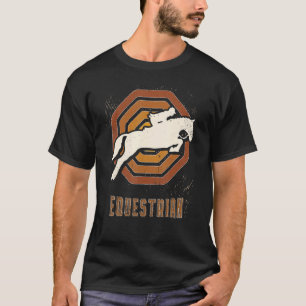Camiseta El amor por el deporte clásico de vintage ecuestre