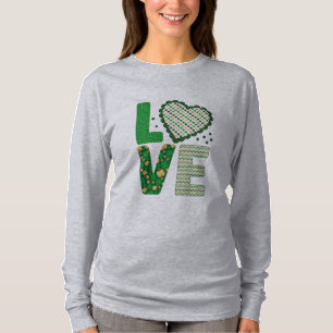 Camiseta El amor por el Día de San Patricio