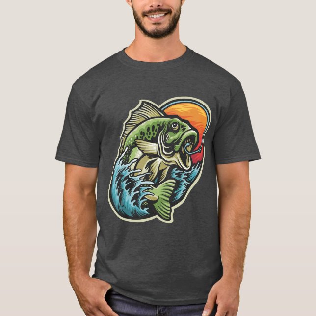 Camiseta El amor por la pesca (Anverso)