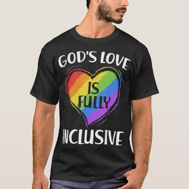 Camiseta El amor por los dioses es completamente inclusivo  (Anverso)