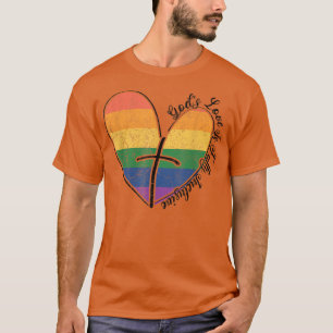 Camiseta El amor por los dioses es la bandera del orgullo g