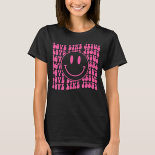 Camiseta El amor retro como Jesús Feliz Cara Estética