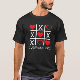 Camiseta El amor siempre gana a los El día de San Valentín 