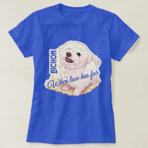 Camiseta El amor tiene Bichon Fur