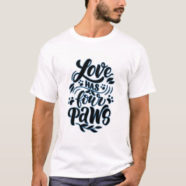 Camiseta El amor tiene cuatro patas