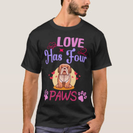Camiseta El amor tiene cuatro patas El día de San Valentín