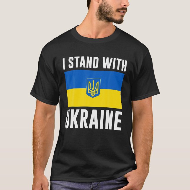Camiseta El amor ucraniano estoy con Ucrania (Anverso)