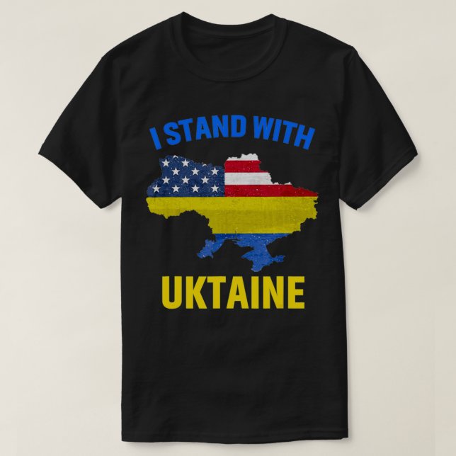 Camiseta El amor ucraniano estoy con Ucrania (Diseño del anverso)
