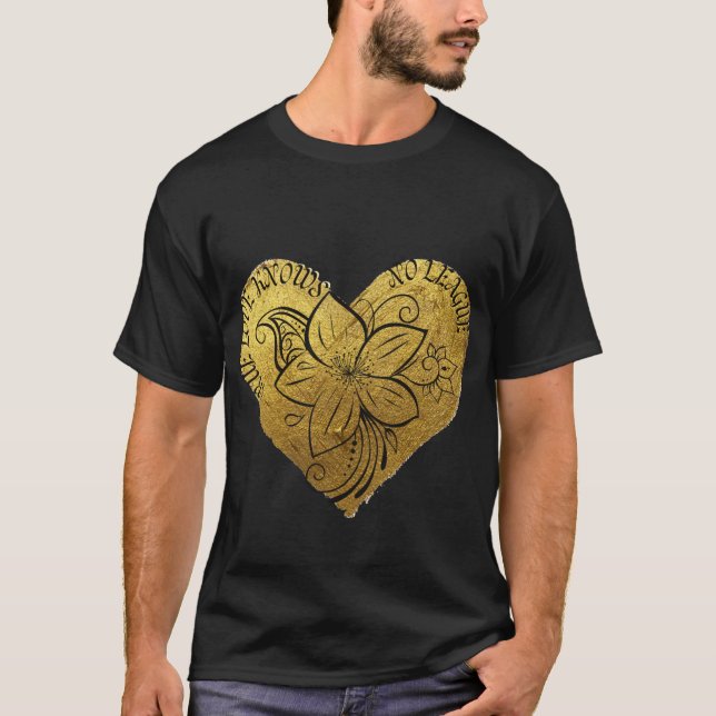 Camiseta El amor verdadero no conoce a ningún Navidad de la (Anverso)