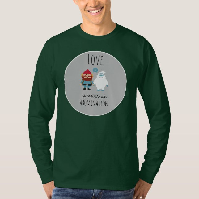 Camiseta El amor verdadero nunca es una abominación. (Anverso)