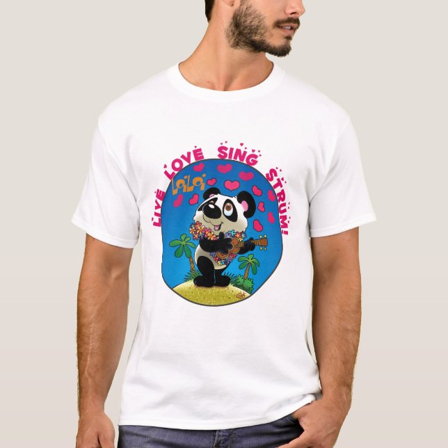 Camiseta El amor vivo canta rasgueo (Anverso)