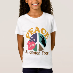 Camiseta El amor y el gluten de la paz liberan