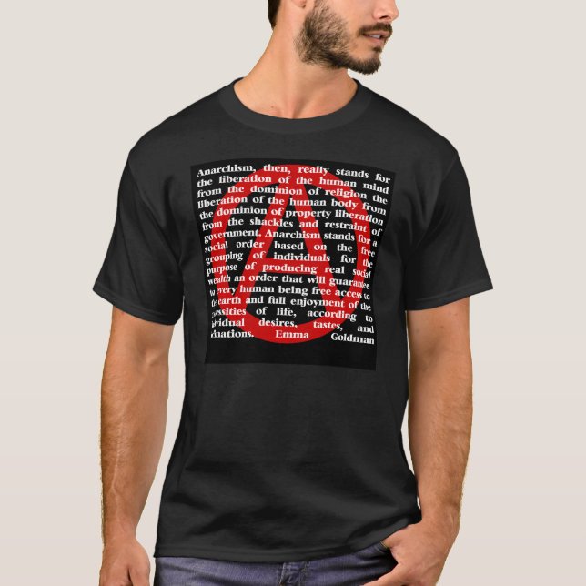 Camiseta El anarquismo es cita (Anverso)