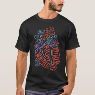 Camiseta Él Anatomía Doctor Médico Cardiovascular Biología