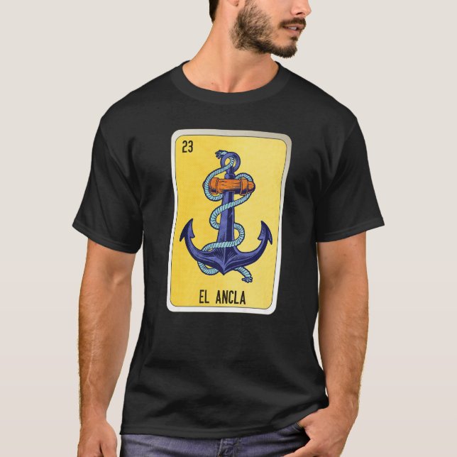 Camiseta El Ancla Mexican Slang Lottery Bingo Cards   (Anverso)