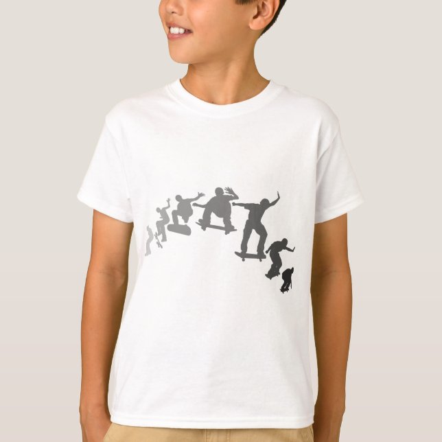 Camiseta El andar en monopatín (Anverso)
