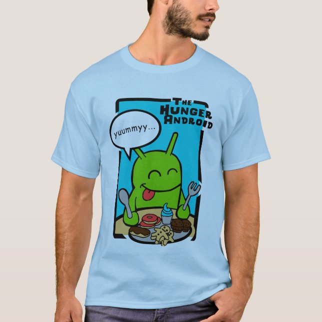 Camiseta El androide del hambre (Anverso)