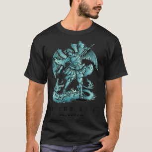 Camiseta El Ángel Católico De San Miguel Arcángel Nos Defie