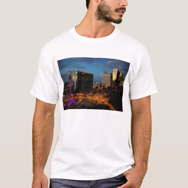 Camiseta El Angel De Independencia, señal mexicana (Anverso)