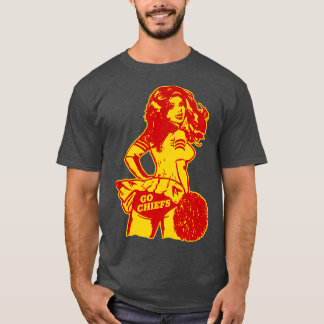 Camiseta El animador de la ciudad de Kansas Retro, el béisb