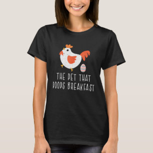 Camiseta El animal de compañía que caga regalo de pollo de