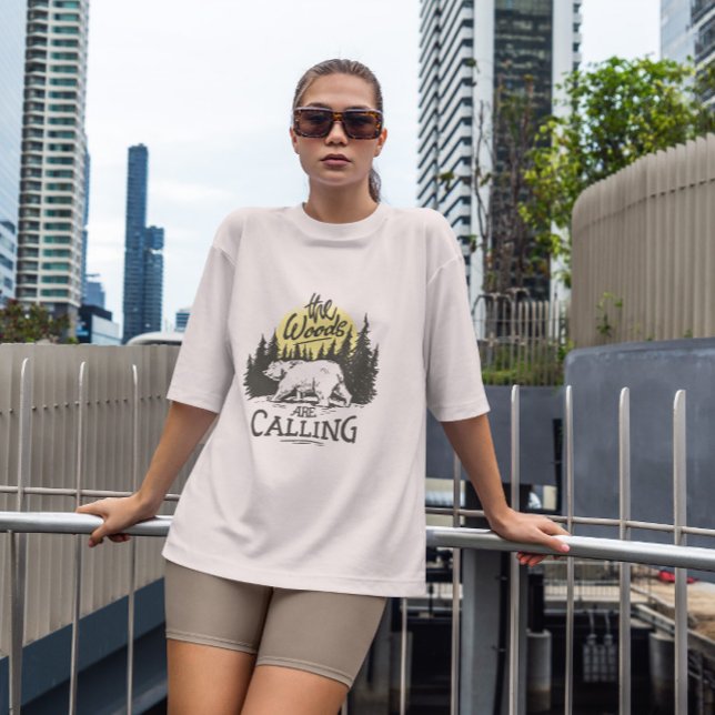 Camiseta El Animal Del Oso En La Naturaleza Del Bosque (Subido por el creador)