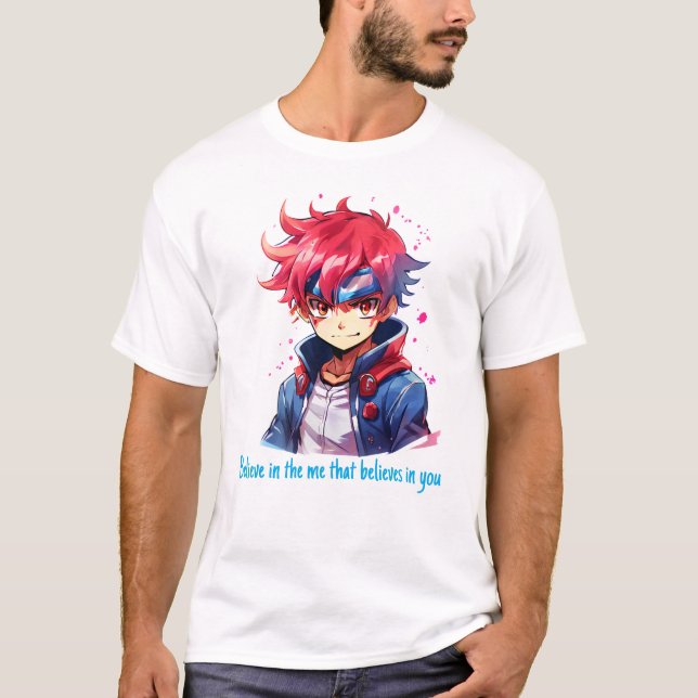 Camiseta El anime japonés cree en mí (Anverso)