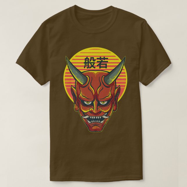 Camiseta El animo del demonio japonés Oni Japan (Diseño del anverso)