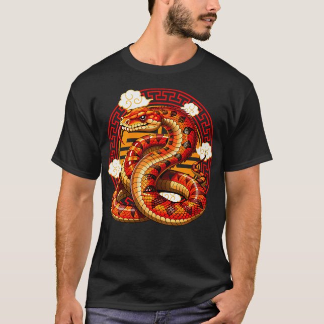 Camiseta El Año De Las Mujeres De La Serpiente 2025 Zodiac  (Anverso)