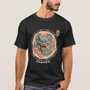 Camiseta El Año Del Dragón 2024 Vintage Chino Art Women