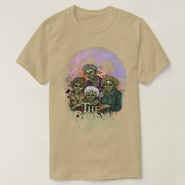 Camiseta El año del Ilustracion zombi de Halloween de Golde (Diseño del anverso)