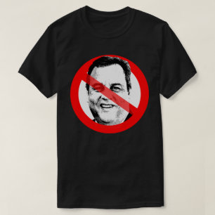 Camiseta El anti Chris Christie cruzó la cara