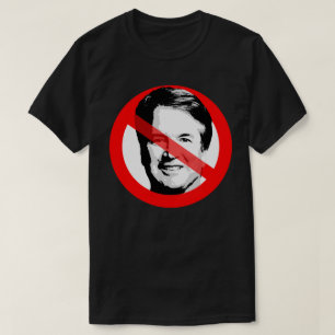 Camiseta El anti-justicia Brett Kavanaugh cruza la cara