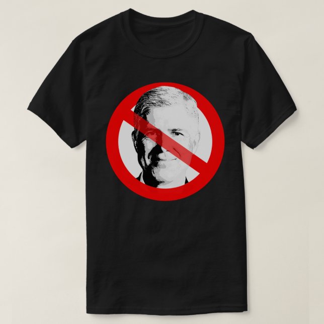 Camiseta El anti-justicia Neil Gortal se desvaneció (Diseño del anverso)