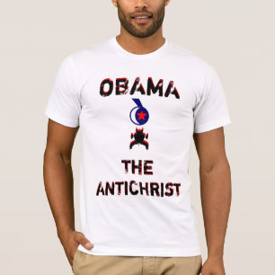 Camiseta EL ANTICHRIST OBAMA: Su alma será perdida….