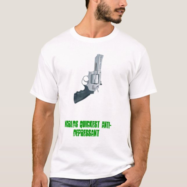 Camiseta El antidepresivo más rápido del mundo (Anverso)