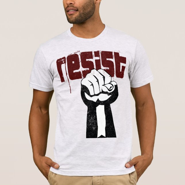 Camiseta El antifascismo antiTrump resiste protestas políti (Anverso)