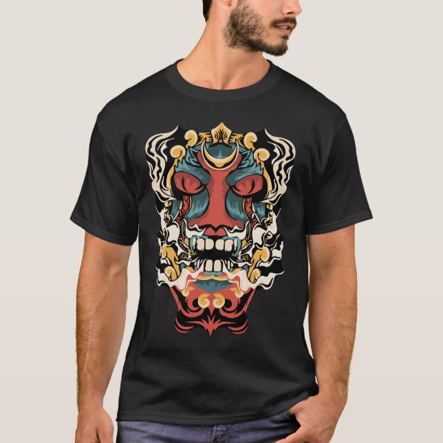 Camiseta El antiguo arte del diablo japonés (Anverso)