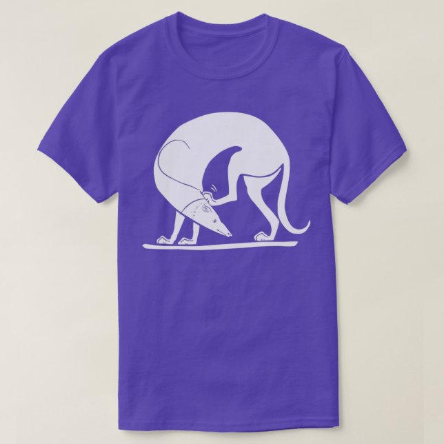 Camiseta El antiguo arte griego espartano Greyhound Hung Pe (Diseño del anverso)