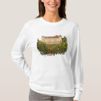 El antiguo castillo medieval Chateau de Rully en l