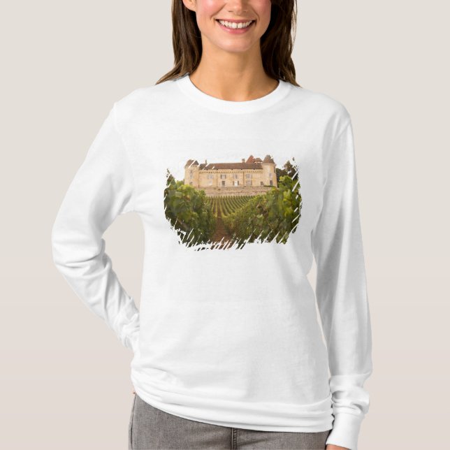 Camiseta El antiguo castillo medieval Chateau de Rully en l (Anverso)