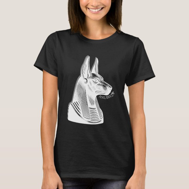 Camiseta El Antiguo Dios Egipcio Anubis Ojo De Horus Kemet  (Anverso)