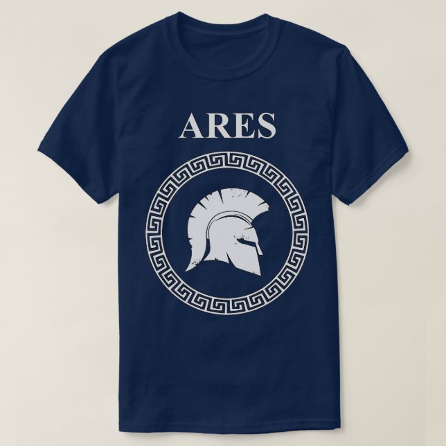 Camiseta El antiguo Dios griego de la guerra (Diseño del anverso)