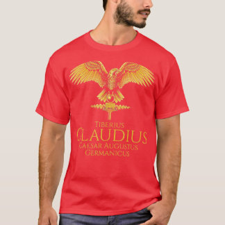 Camiseta El Antiguo Emperador Romano Claudius Historia De R