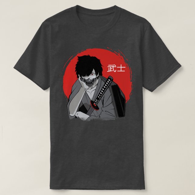 Camiseta El antiguo guerrero japonés samurai Bushido Miyamo (Diseño del anverso)