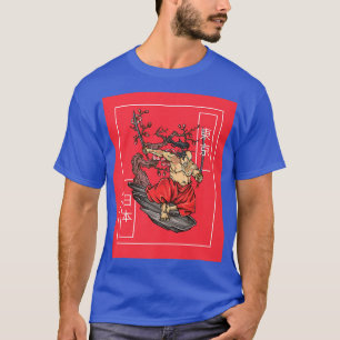 Camiseta El antiguo guerrero samurai japonés Tokio